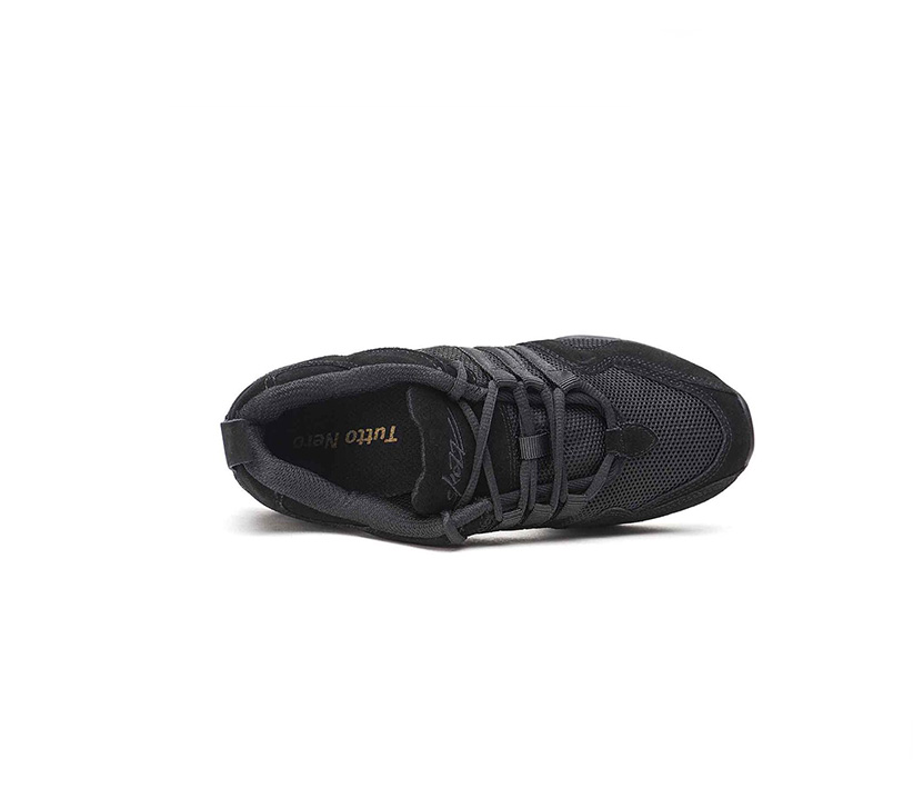 Sneakers Sansha Tutto Nero P22LS zamsz - obrazek 2