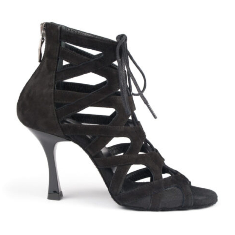 PortDance PD804 NET Black Nubuck Leather 8,5 cm