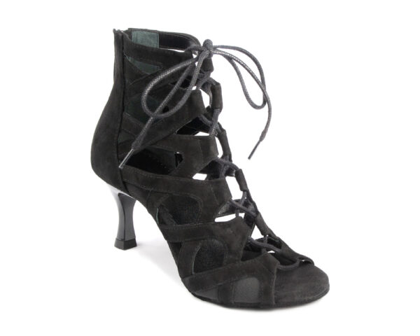 PortDance PD804 NET Black Nubuck Leather 8,5 cm - obrazek 2