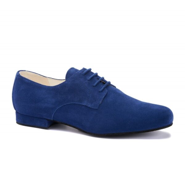 Monsieur Pivot DERBY Camoscio Bluette
