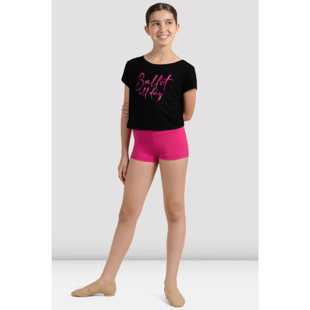 Ballet Print T-shirt Bloch M745C
