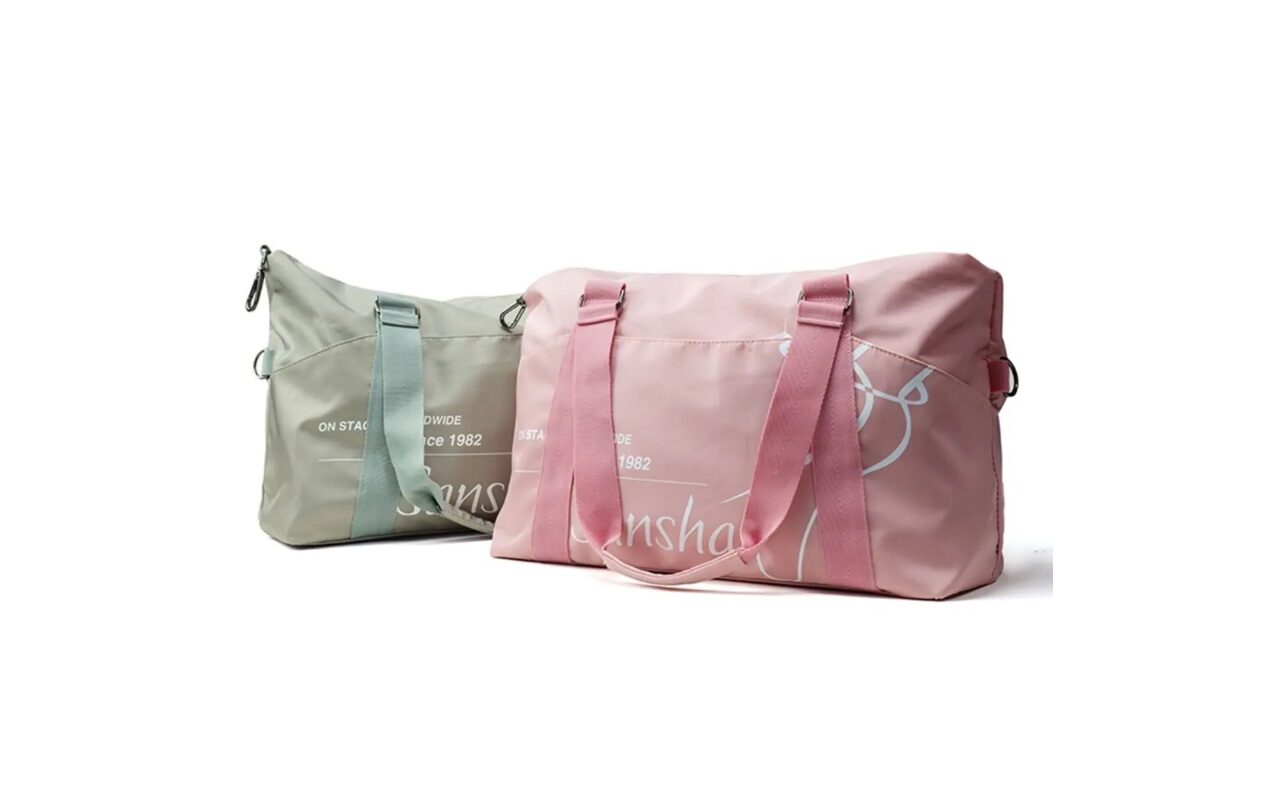 Torba Sansha Dance Bag, różowa i szara