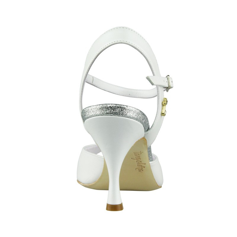 Tangolera ANITA Bianco Perlato (A1), buty ślubne - obrazek 2