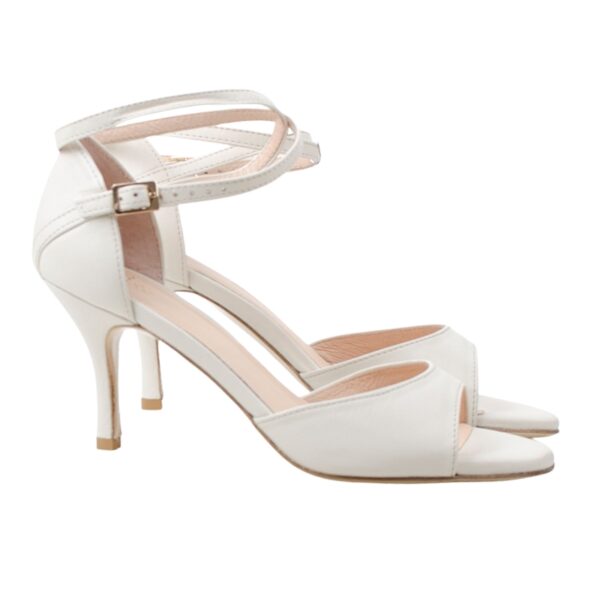 Gassu Paloma, buty ślubne - śmietanka