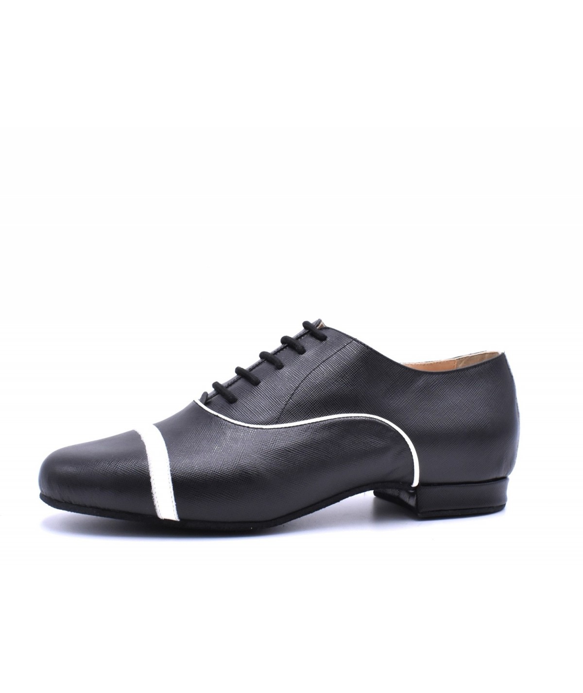 Monsieur Pivot Gavin Pelle Stampata Bianco Nero - obrazek 5