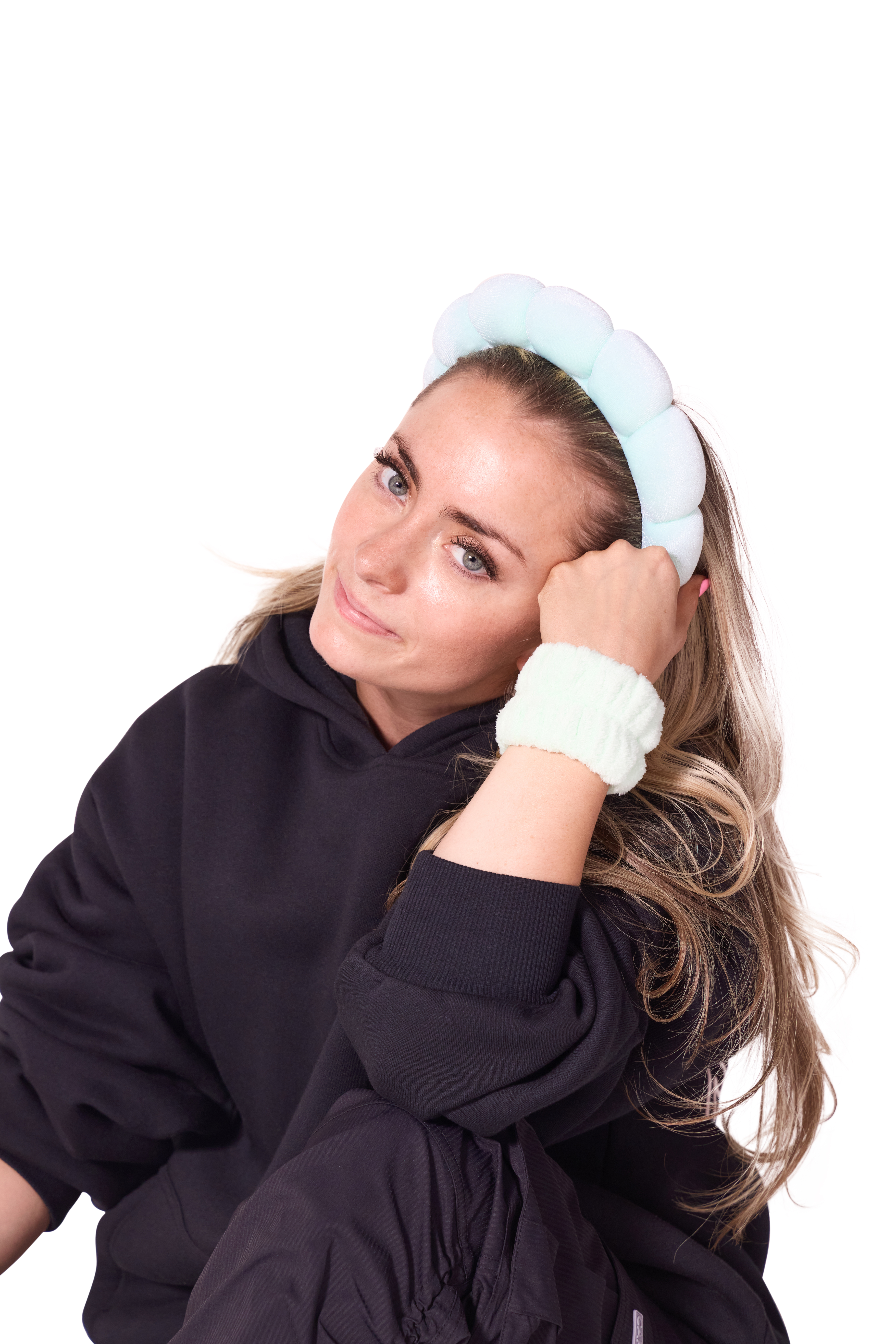 Zestaw spa Slay The Day Capezio (róż i błękit) - obrazek 4