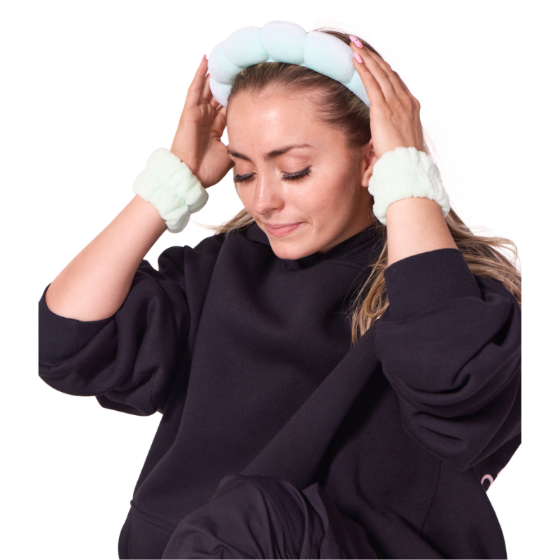 Zestaw spa Slay The Day Capezio (róż i błękit) - obrazek 3