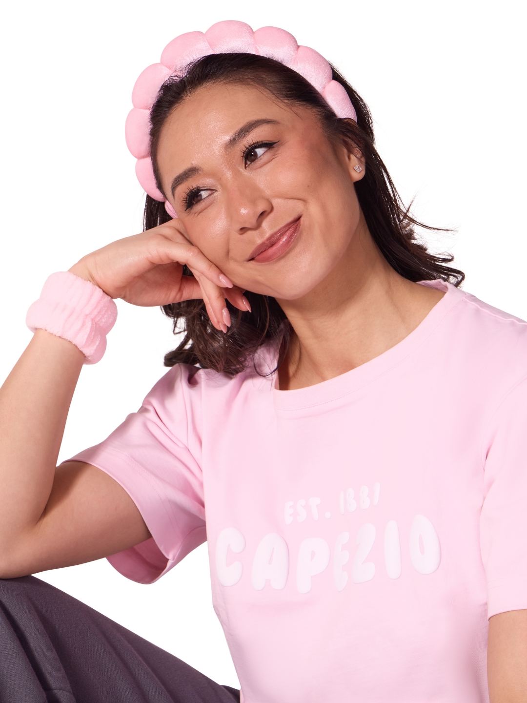 Zestaw spa Slay The Day Capezio (róż i błękit) - obrazek 2