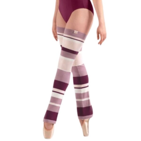 Getry ocieplacz Bloch Striped Leg Warmer W11007