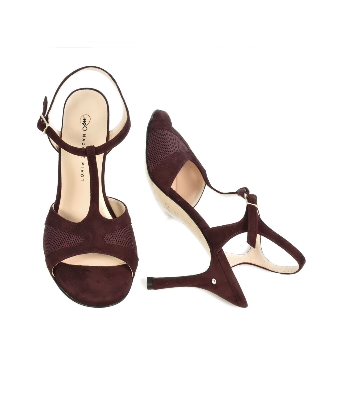 Madame Pivot TWILA Camoscio Burgundy - obrazek 4