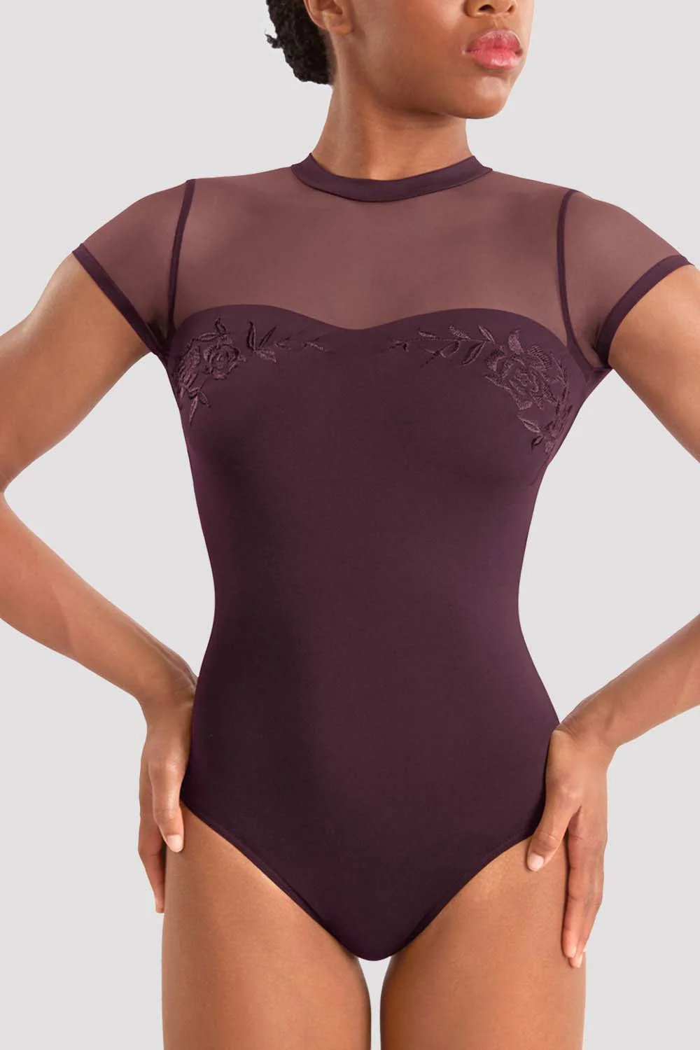 Body z krótkim rękawem Bloch M20011LM kolekcja limitowana - obrazek 3